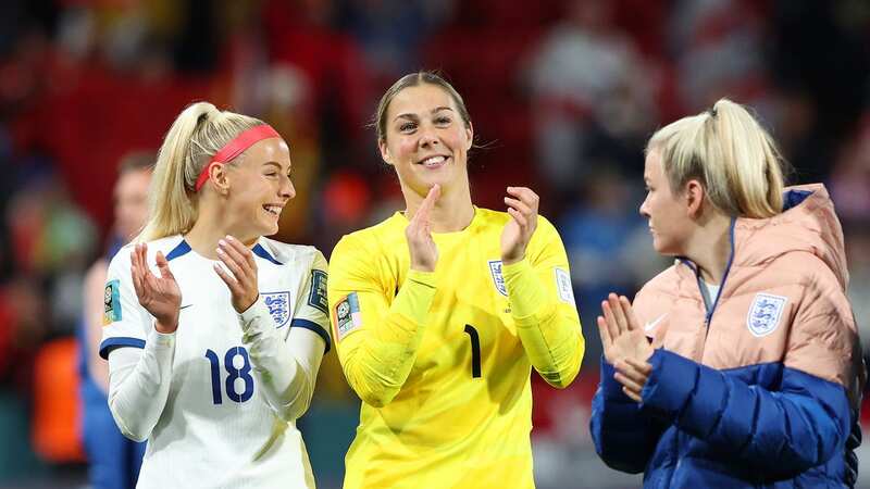 Mary Earps (centre) has been one of England