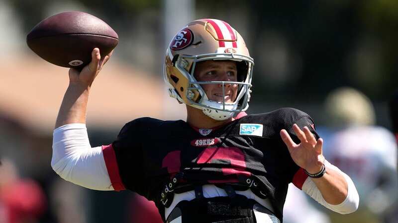 Brock Purdy is preparing for the 2023 NFL regular season with the San Francisco 49ers after undergoing surgery on an elbow injury (Image: Thearon W. Henderson/Getty Images)