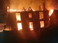 Massive fire engulfs iconic 'Britain's wonkiest' pub just weeks after it closed
