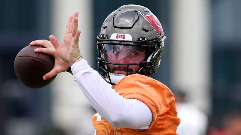 Tampa Bay Buccaneers quarterback Baker Mayfield is looking forward to the competition in the QB room this season (Image: Cliff Welch/Icon Sportswire via Getty Images)