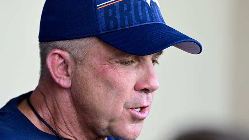 Denver Broncos head coach Sean Payton has hinted that Russell Wilson could play in the pre-season opener vs Arizona Cardinals (Image: Andy Cross/MediaNews Group/The Denver Post via Getty Images)