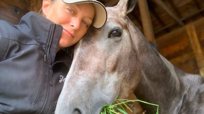 Melanie Giddings with Maple Leaf Mel