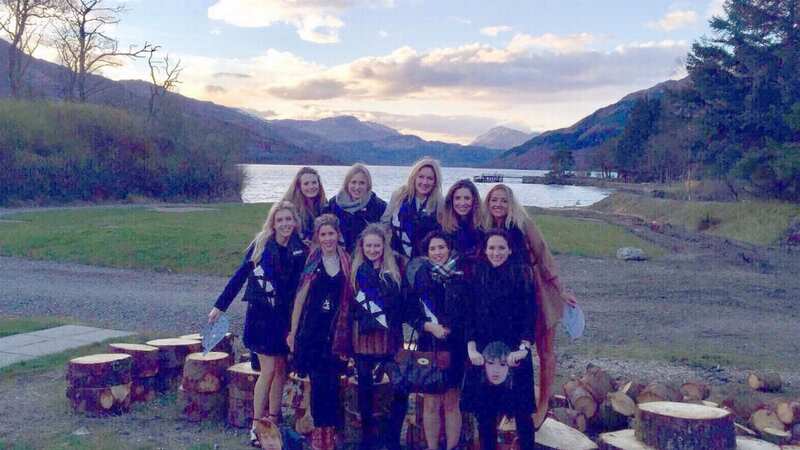 The women were celebrating a hen do when the pictures were taken (Image: @hollydca/Twitter)