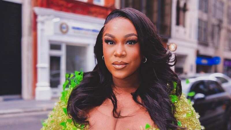 Ashleigh looked stunning in a lime sequin dress (Image: Instagram)