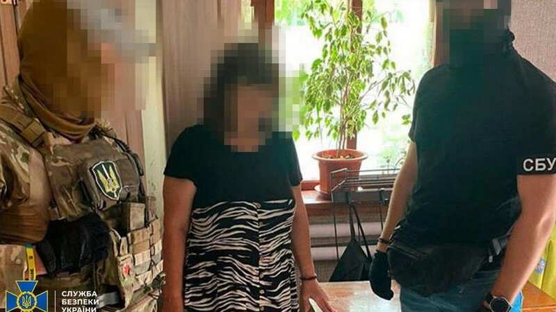 The Security Service of Ukraine arrested a woman who allegedly tried to help Russia plot an attack on Volodymyr Zelensky (Image: SBU)