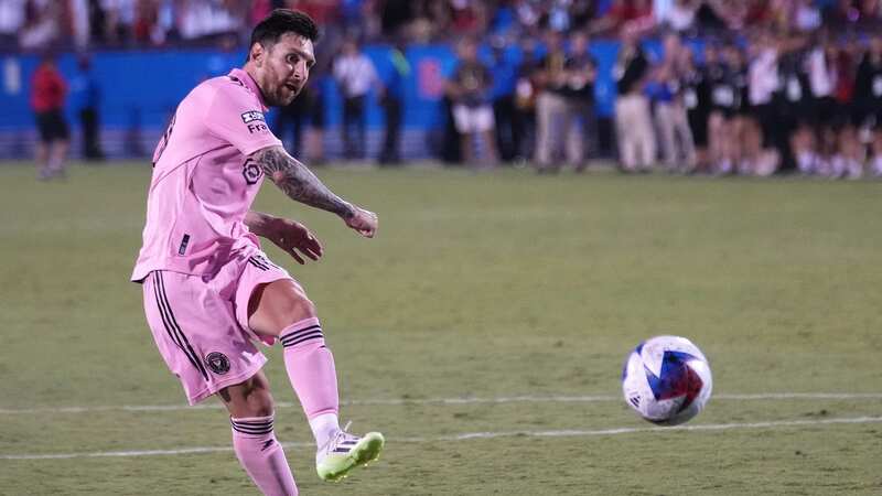 Inter Miami were yet again inspired to victory by Lionel Messi as he won his first penalty shootout in his club career (Image: Getty Images)