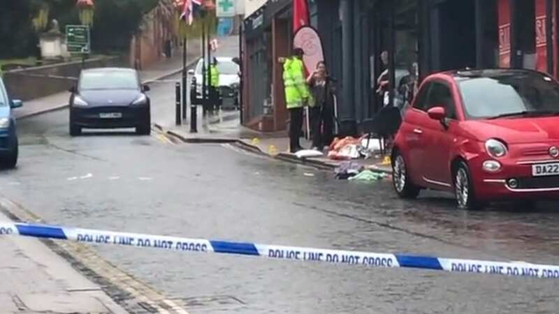 Woman dies after Fiat 500 mounts pavement and smashes into group of pedestrians