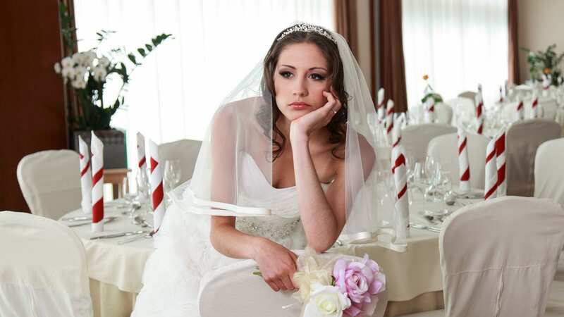 The bride was devastated when she found out what happened (stock photo) (Image: Getty Images)