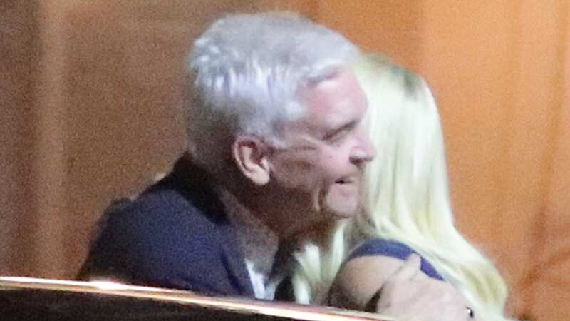 Phillip Schofield all smiles as he breaks cover and dines with Vanessa Feltz