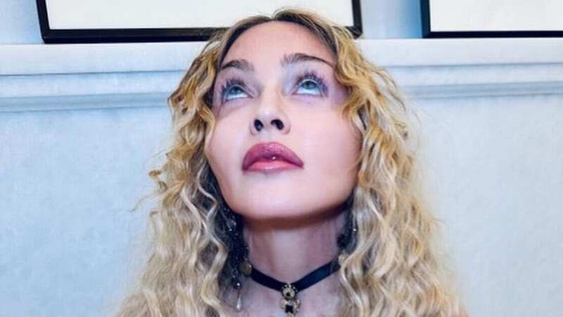 Madonna posted a seductive new photoshoot as she posed in lingerie (Image: madonna/Instagram)