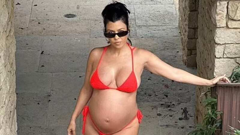 Kourtney Kardashian is preparing to welcome her fourth child to the world (Image: Instagram/kourtneykardash)
