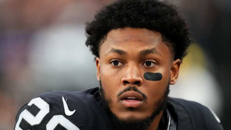 Josh Jacobs is yet to sign a contract with the Las Vegas Raiders after being given the franchise tag (Image: Chris Unger/Getty Images)