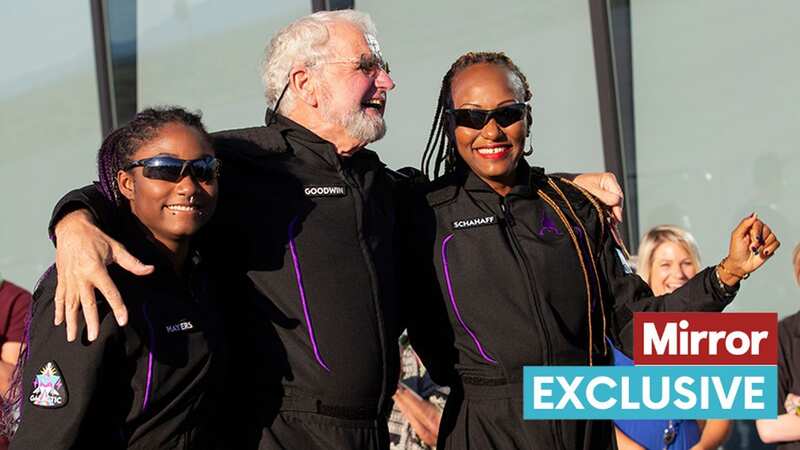 Wife of astronaut speaks of pride as Virgin Galactic tourist flight takes off