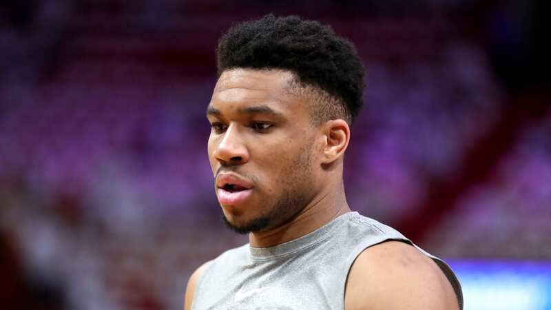Milwaukee Bucks star Giannis Antetokounmpo has been recovering from knee surgery since July (Image: Megan Briggs/Getty Images)