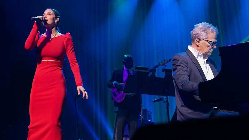 David Foster and Katharine McPhee were forced to cut their Asia tour short to rush home for an unknown "family tragedy" (Image: Getty Images)