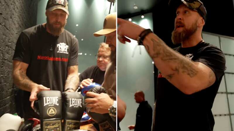 Anthony Joshua and Robert Helenius have glove dispute just hours before fight