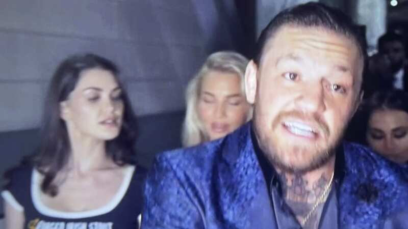 Conor McGregor brought his own ring girls to Anthony Joshua fight