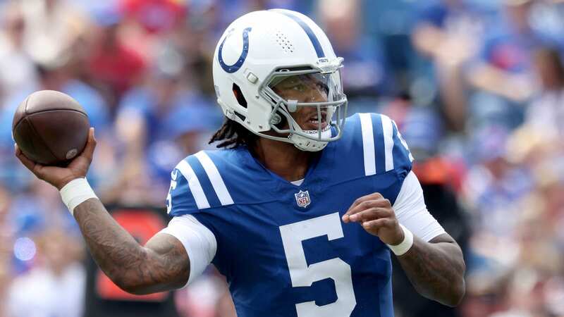 Anthony Richardson played his first game for the Indianapolis Colts in pre-season against the Buffalo Bills (Image: Bryan M. Bennett/Getty Images)
