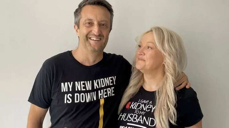 Donna has given husband Darren a kidney