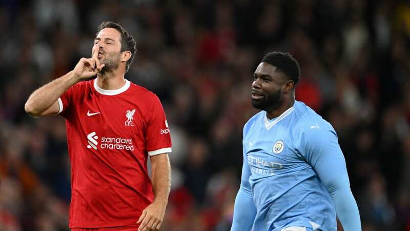 Jamie Redknapp and Micah Richards angered the Man Utd crowd with their antics