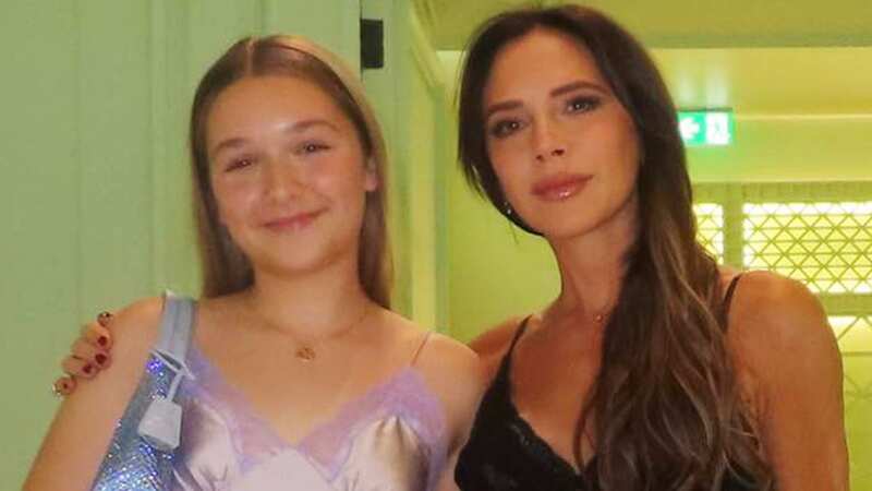 Victoria Beckham grabs daughter Harper as they escape bloody fight at restaurant