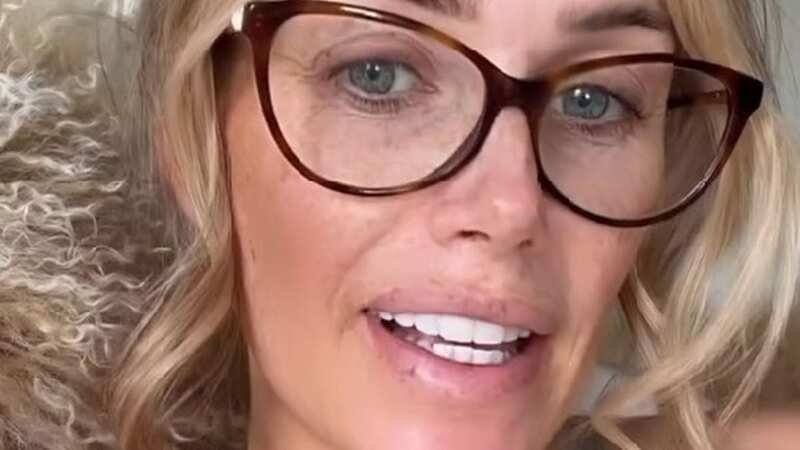 Laura Anderson shows off her huge baby bump