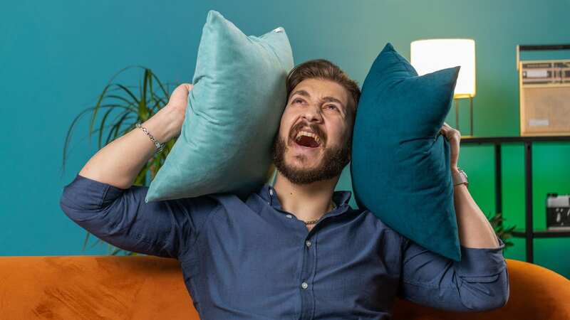 The man is furious with his neighbours for keeping him awake (stock photo) (Image: Getty Images)