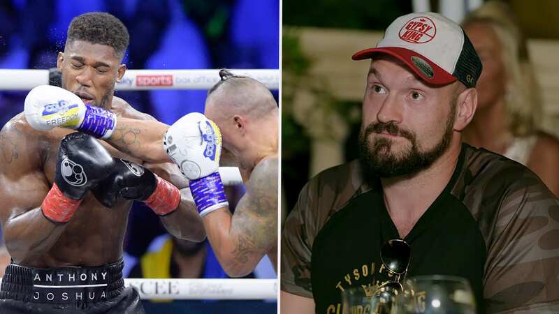 Oleksandr Usyk and Anthony Joshua trade blows (Image: Getty Images)