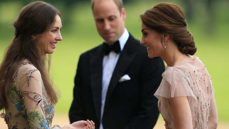 Kate and Rose at a gala dinner at Houghton Hall (Image: PA Archive/PA Images)
