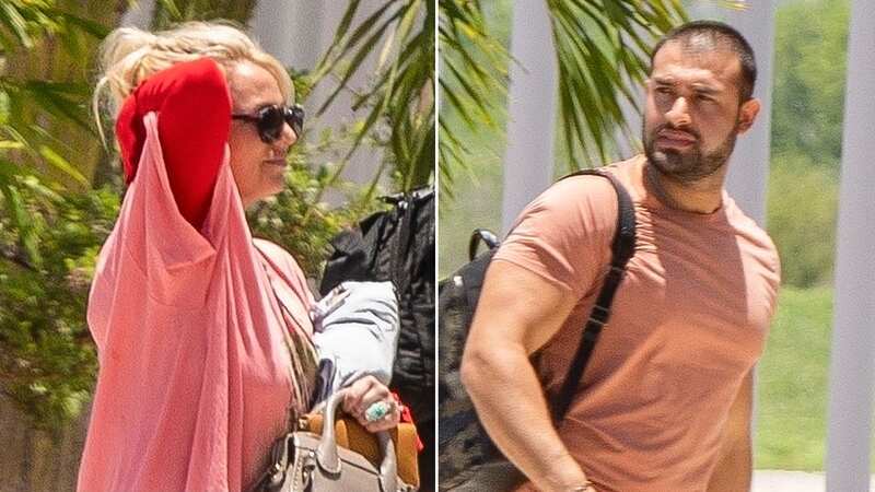 Britney Spears and husband Sam Asghari 