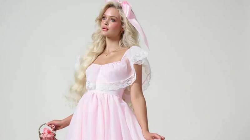 She asked strangers online if the dress was wedding appropriate (Image: Selkie)