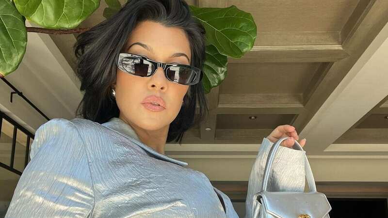Kourtney Kardashian unrecognisable as she shows off blonde locks in lingerie