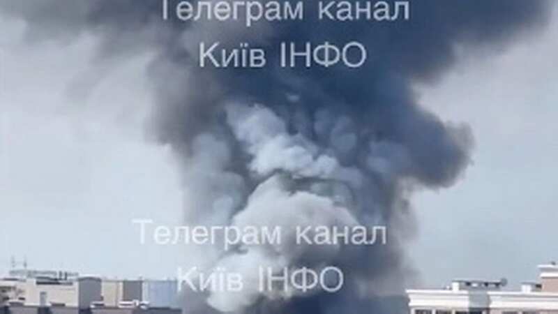 Minister of Internal Affairs Ihor Klymenko confirmed that the victims are employees from the centre (Image: @kardinal691/Twitter)