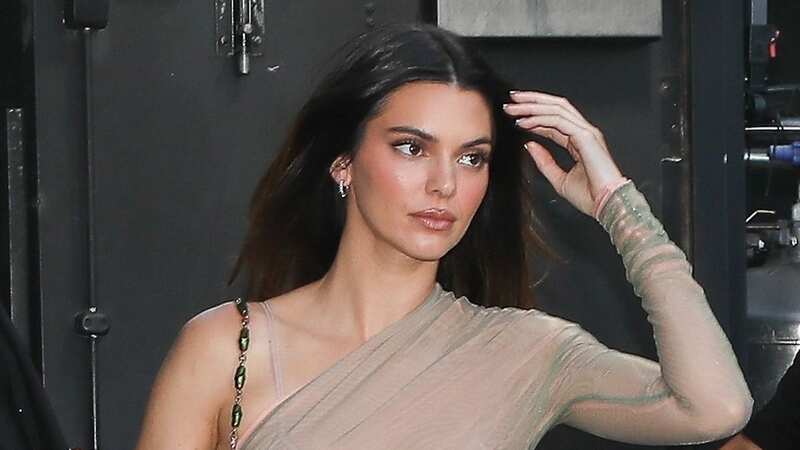 Kendall Jenner shows off slender figure in skin-tight see-through outfit
