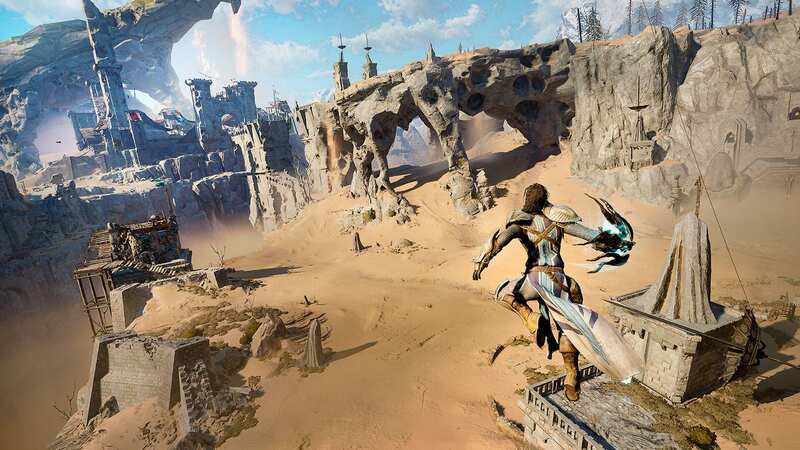 Atlas Fallen is rougher around the edges than your standard AAA open-world game, but still a worthwhile adventure to take. (Image: Deck13 Interactive)