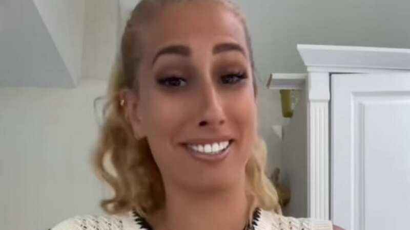 MAIN - Stacey Solomon poses with rarely-seen second sister