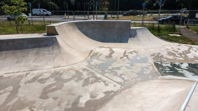 Tidworth skatepark where the incident took place nearby (Image: Tidworth Council)