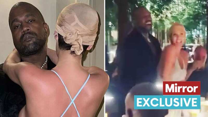 Kanye West and his wife Bianca were recently out for dinner and shared a steamy exchange (Image: ye&blanca/Instagram)