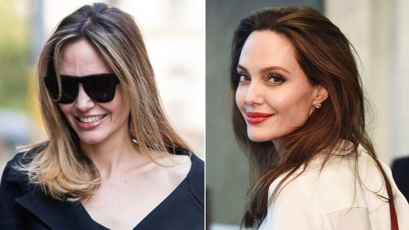 Angelina Jolie rocked blonde locks as she strolled around New York
