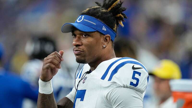 Anthony Richardson, the fourth overall pick in the 2023 NFL Draft, was involved in the bench-clearing brawl between the Eagles and Colts (Image: AP)