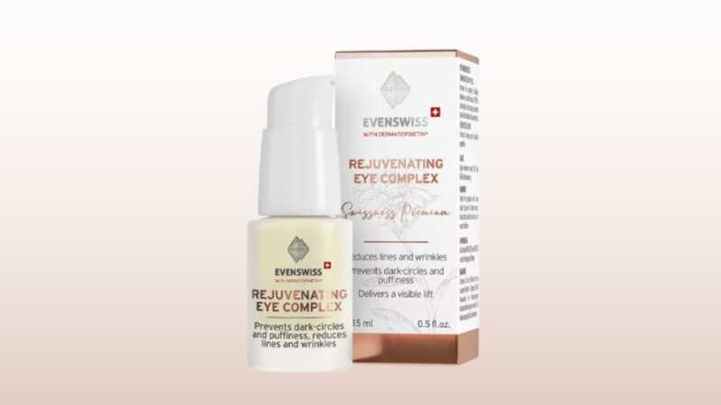 Evenswiss Rejuvenating Eye Complex has loved by celebrity facialist Joanna Czech (Image: dermoi!)