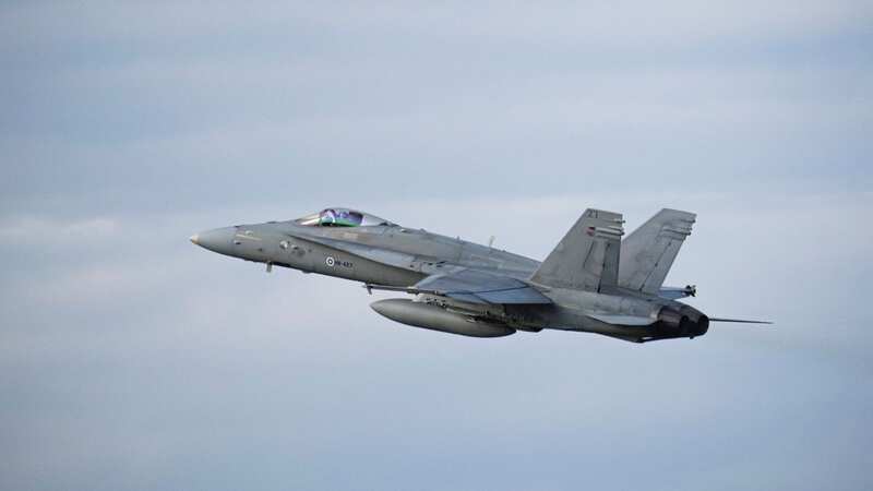 A military jet has crashed in California (Image: AFP via Getty Images)