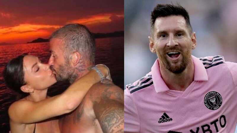 David Beckham shows off post-retirement body ahead of Lionel Messi milestone