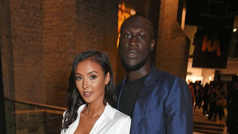 Maya Jama and Stormzy pictured holding hands during romantic stroll in Greece