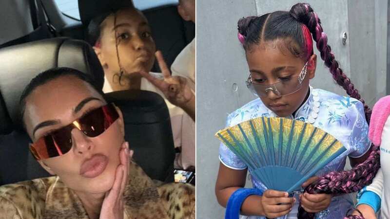 Kim Kardashian and North West enjoyed a vacation in Japan recently with two companions