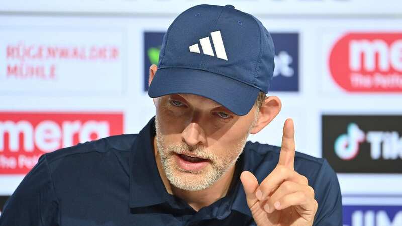 Thomas Tuchel had a spiky exchange with reporters (Image: Frank Hoermann/SVEN SIMON/picture-alliance/dpa/AP Images)