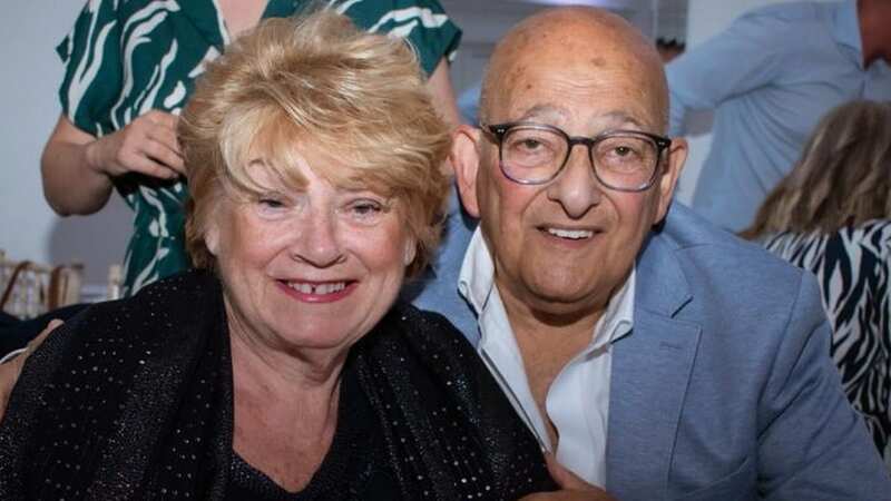 Philip and Elaine Marco, named locally by friends, were travelling in their black Mercedes when it got stuck in a dip underneath a bridge (Image: Family handout)