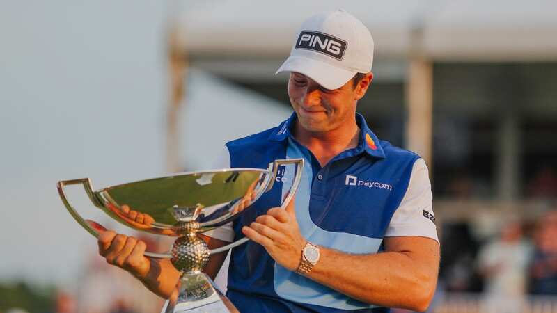 Viktor Hovland declined a gift from a sponsor after winning the TOUR Championship (Image: Jason Allen/ISI Photos/Getty Images)