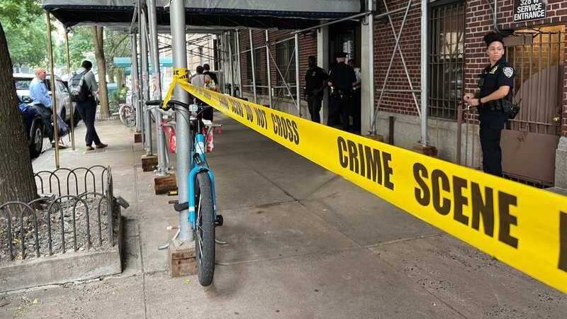 Police discovered the gruesome scene at around 3pm on Monday after receiving a wellness check at an apartment in the Upper West Side of Manhatten on West 86th Street (Image: Peter Gerber)