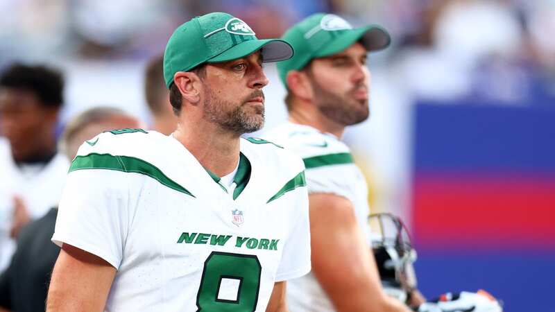 Aaron Rodgers showed a different side to his game on his debut for the New York Jets (Image: Mike Stobe/Getty Images)